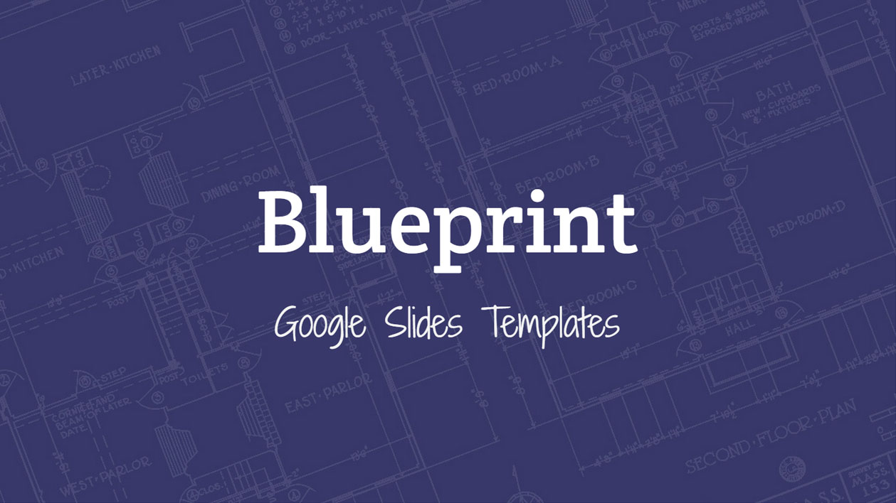 Blue Print - Google Slides Template