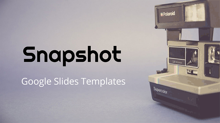 Snap Shot - Google Slides Template