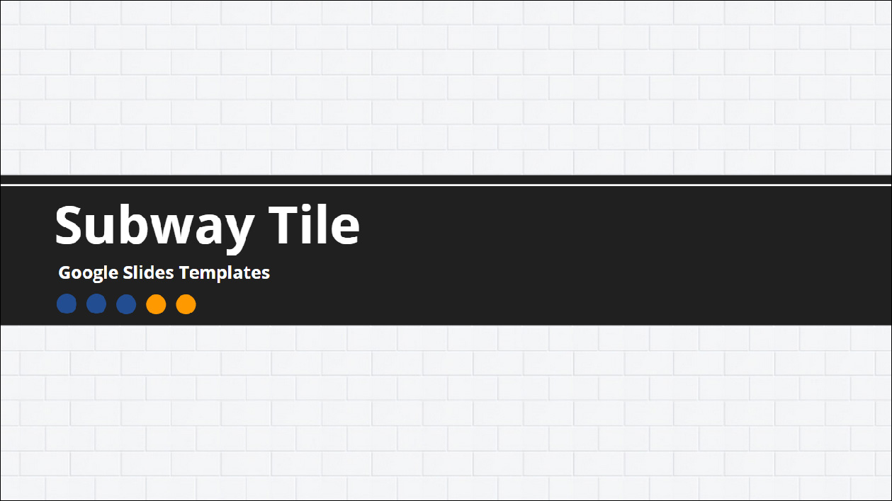 Subway Tile - Google Slides Template