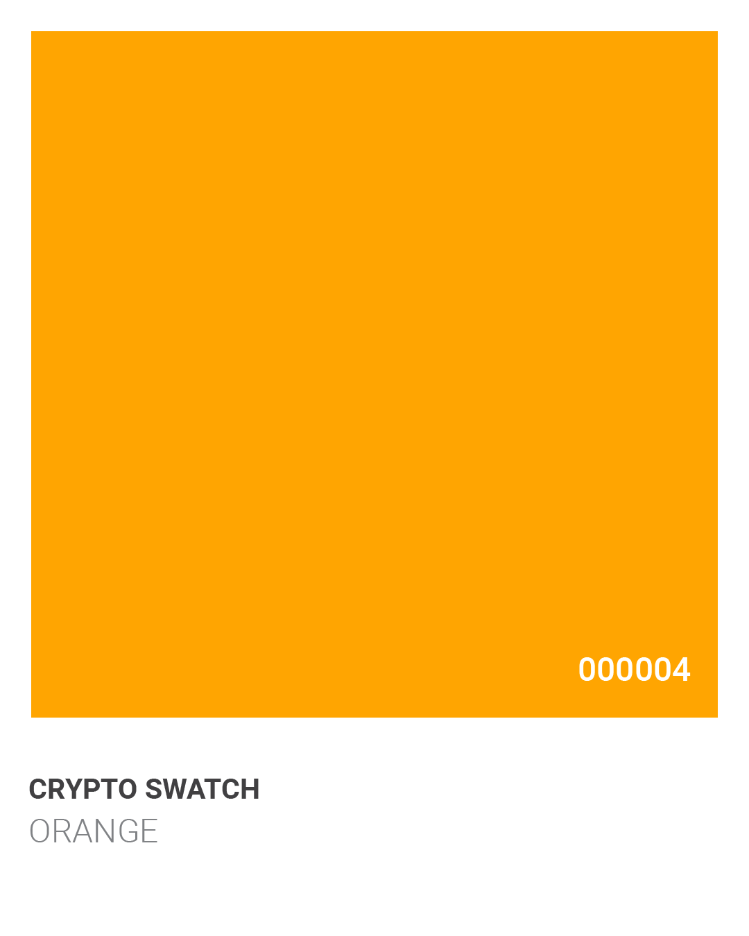 Crypto Swatch 